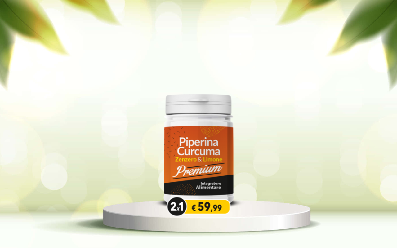 Scopri come depurarti e ritrovare la regolarità con piperina e curcuma premium