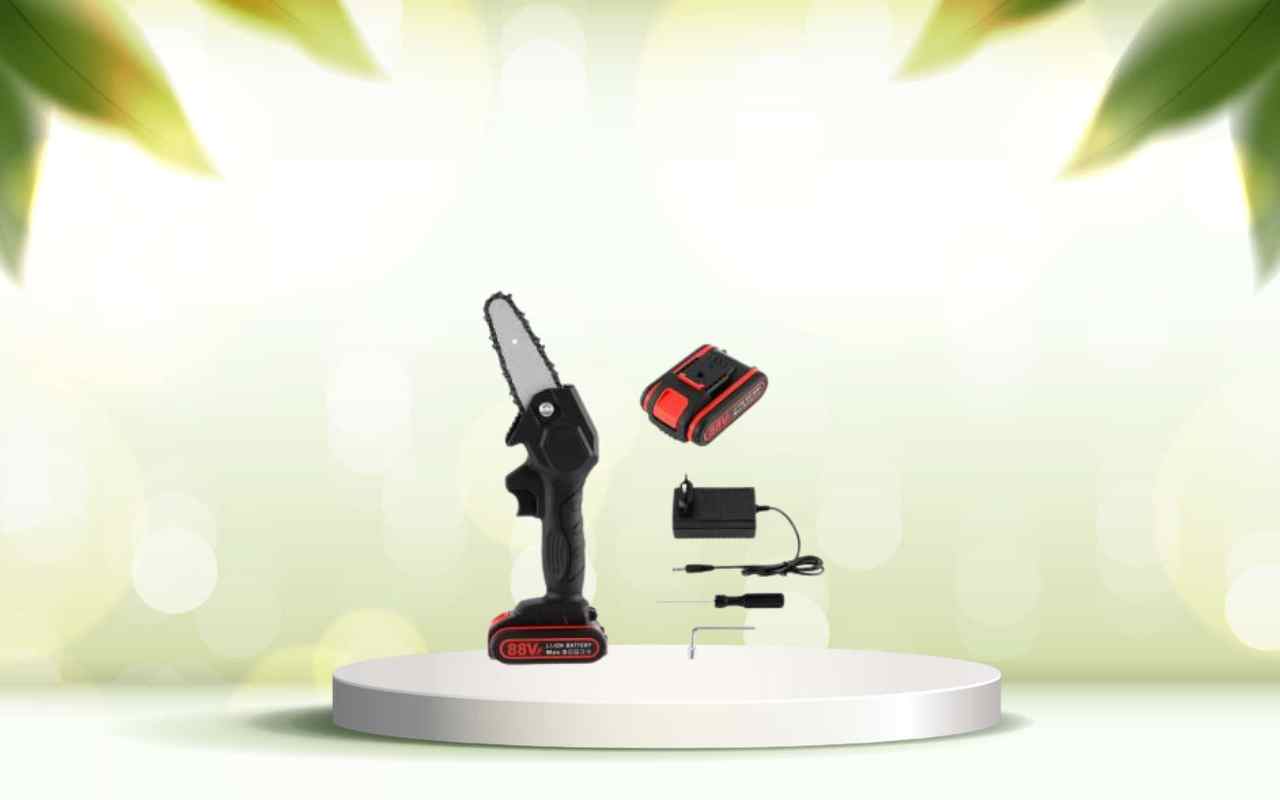 Rendi perfetto il tuo giardino: scopri la mini motosega a batteria facile e potente